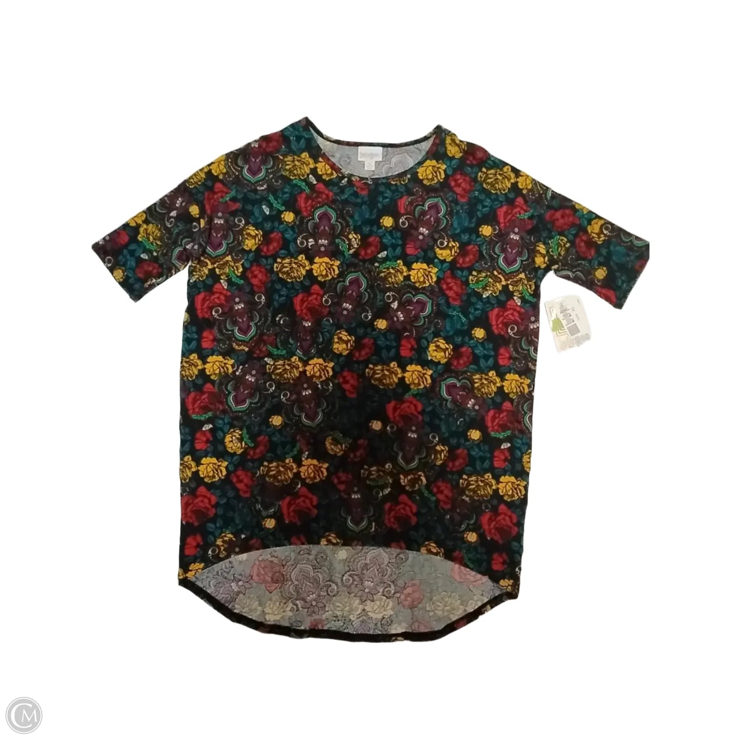 Top Short Sleeve By Lularoe In Multi-colored, Size: Xs