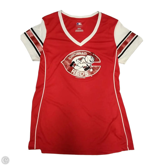 Athletic Top Short Sleeve By Clothes Mentor In Red, Size: S