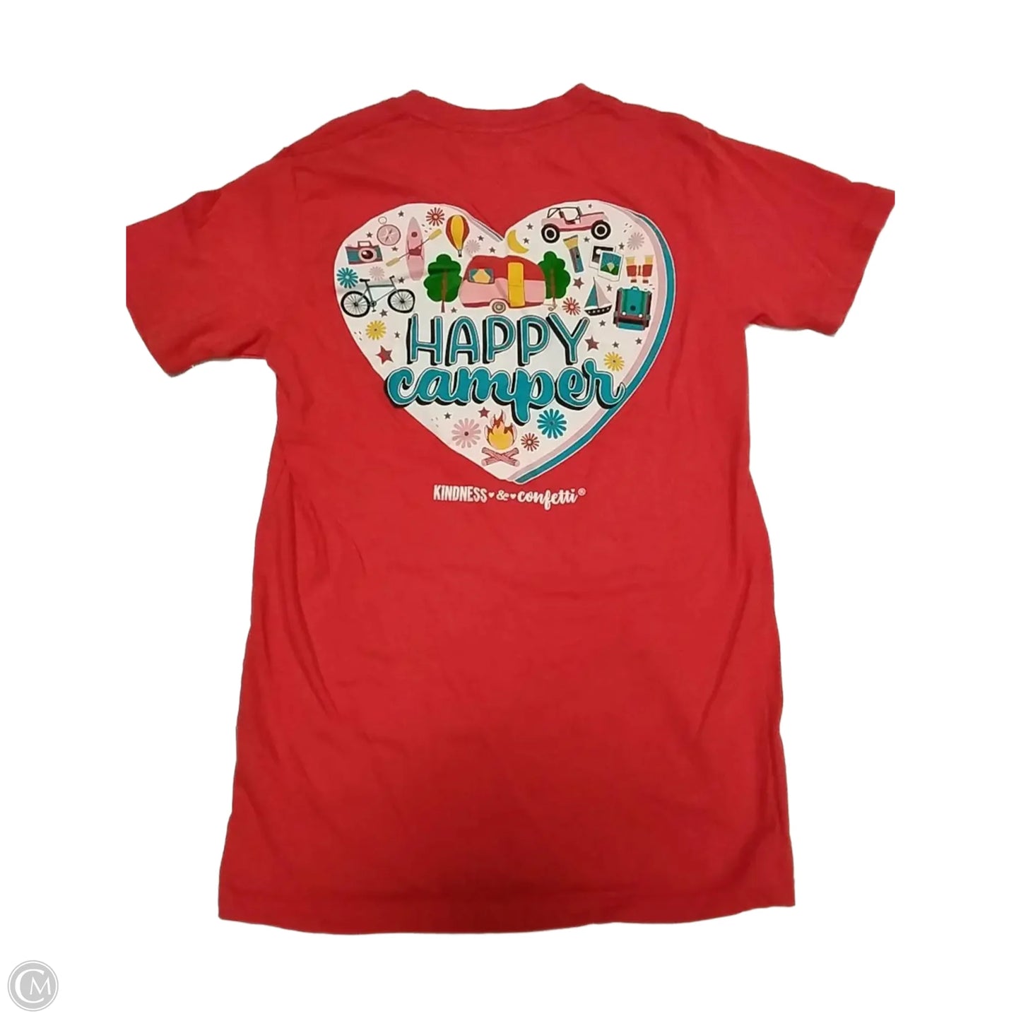 Top Short Sleeve Basic By Clothes Mentor In Red, Size: S