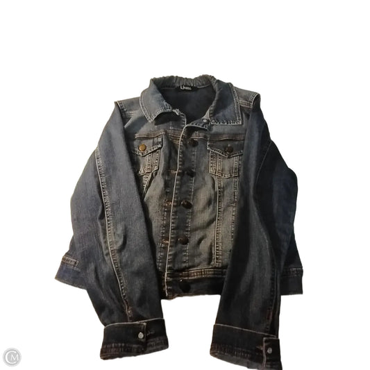 Jacket Denim By D Jeans In Blue Denim, Size: S