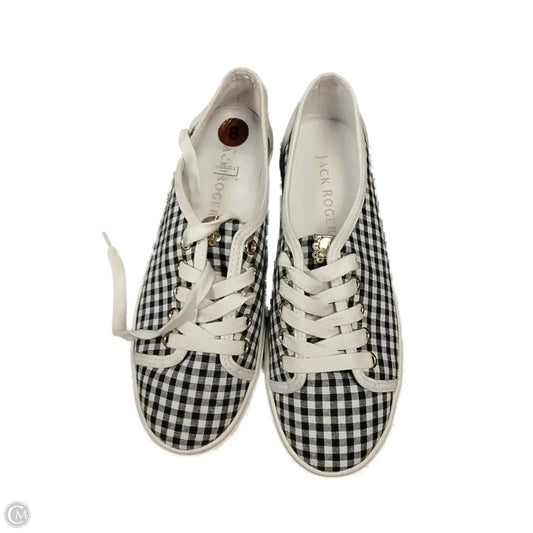Shoes Flats By Jack Rogers In Plaid Pattern, Size: 8