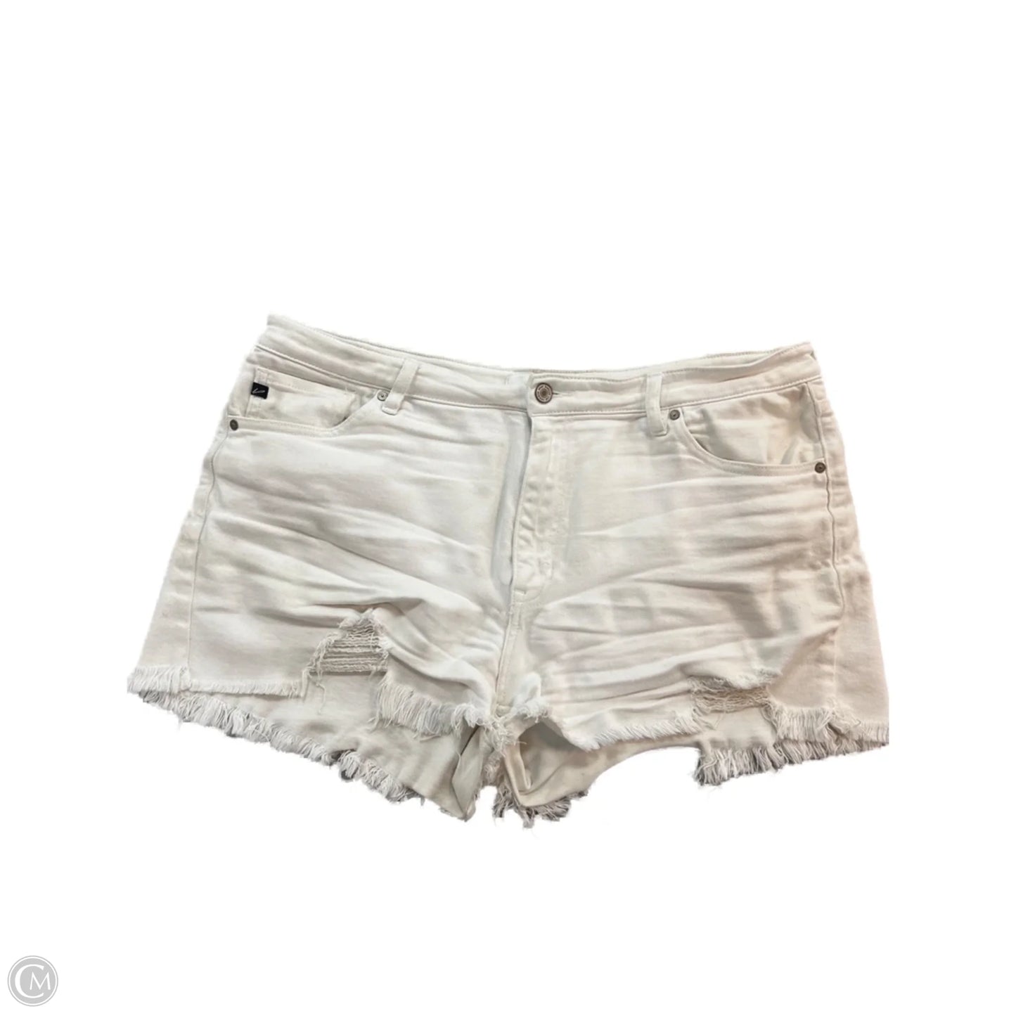 Shorts By Kancan In White Denim, Size: 33