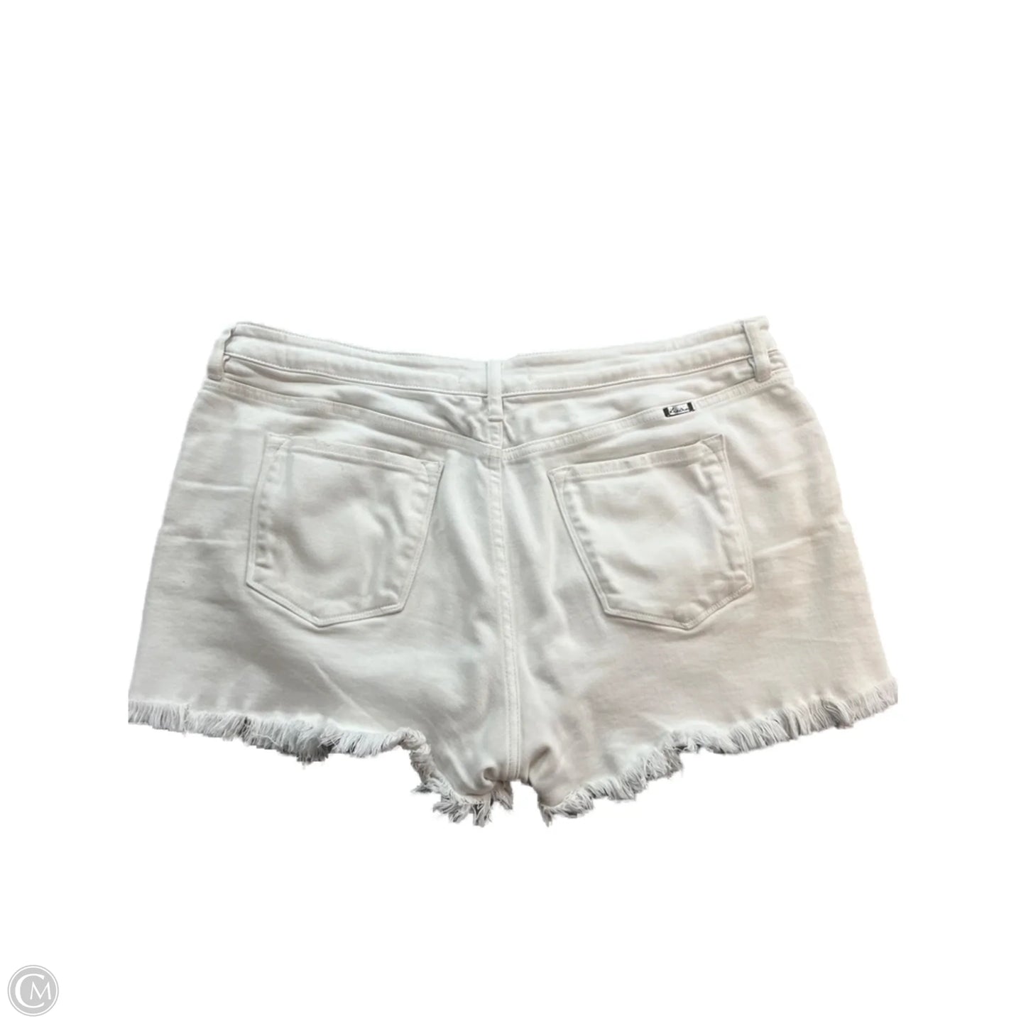 Shorts By Kancan In White Denim, Size: 33