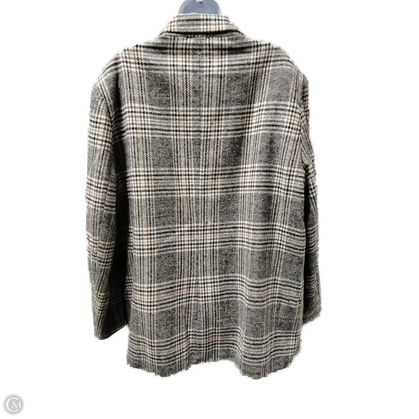 Blazer By Clothes Mentor In Plaid Pattern, Size: 3x