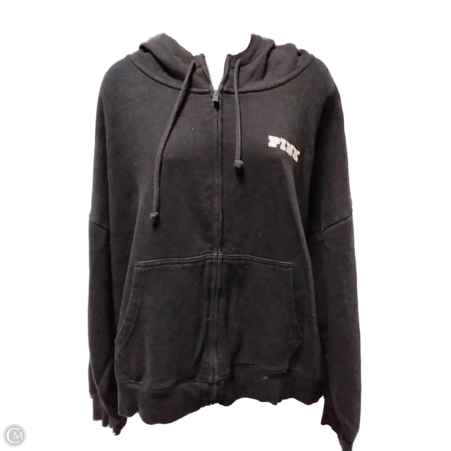 Sweatshirt Hoodie By Pink In Black, Size: Xxl