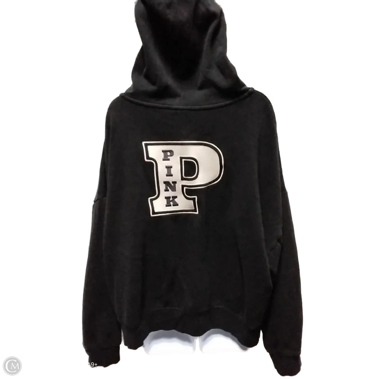 Sweatshirt Hoodie By Pink In Black, Size: Xxl