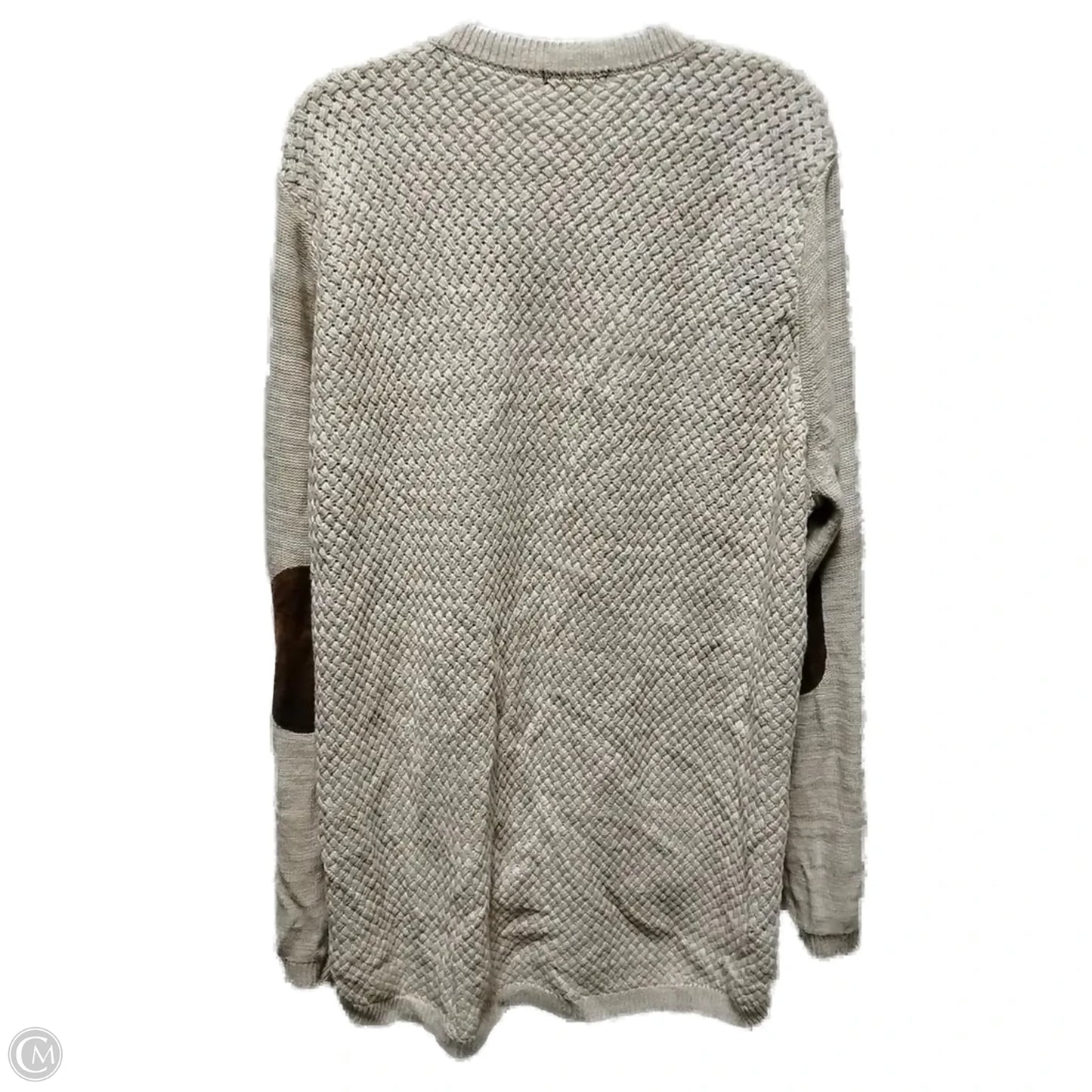 Sweater By Clothes Mentor In Cream, Size: 3x