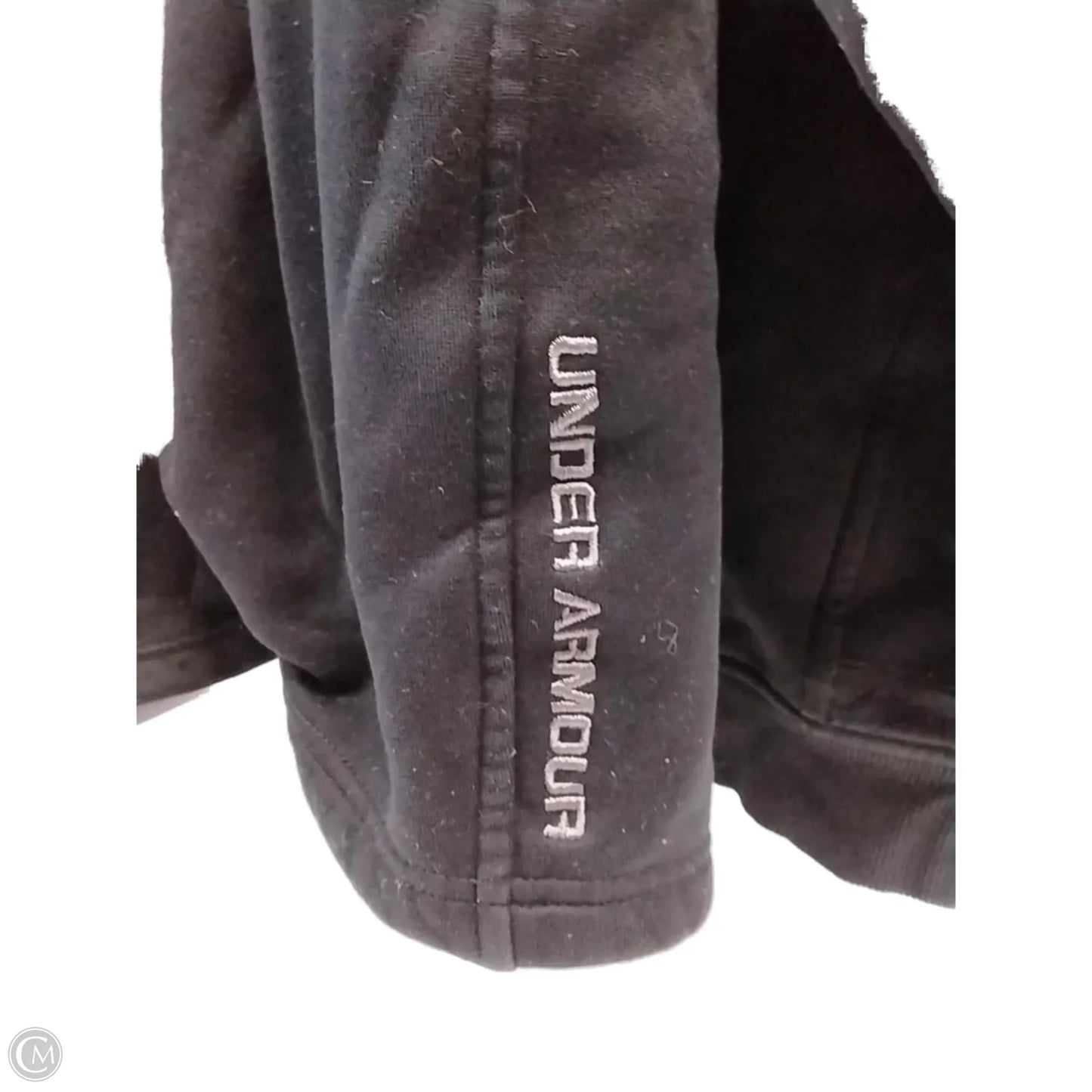 Athletic Jacket By Under Armour In Black, Size: L