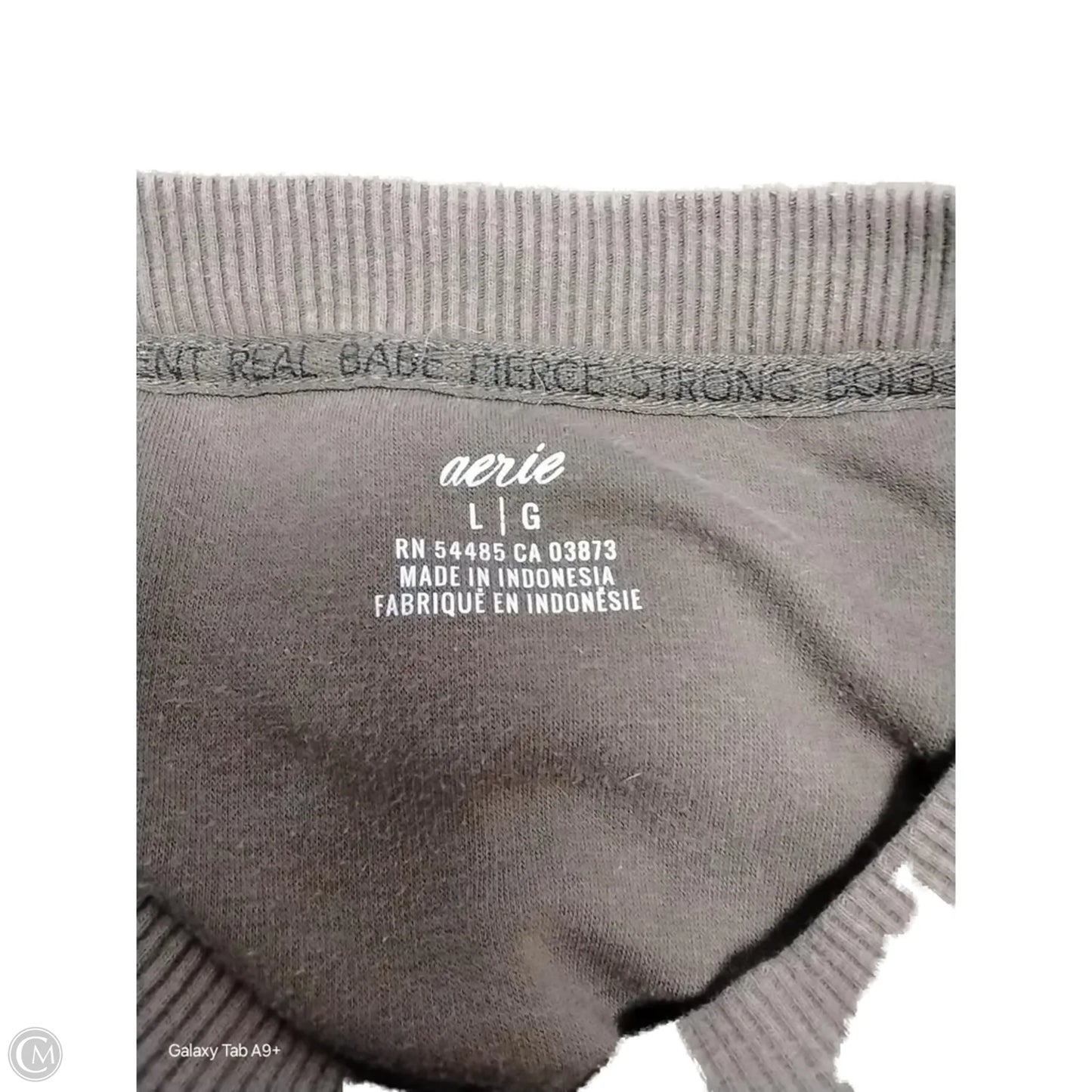 Sweatshirt Collar By Aerie In Green, Size: L