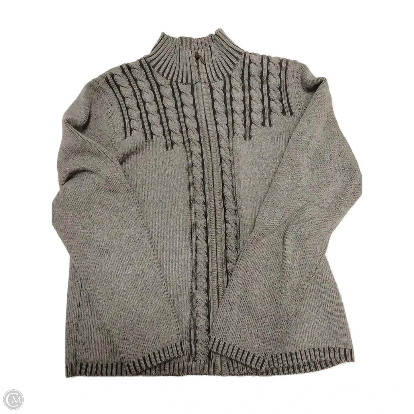 Jacket Other By Karen Scott In Grey, Size: S