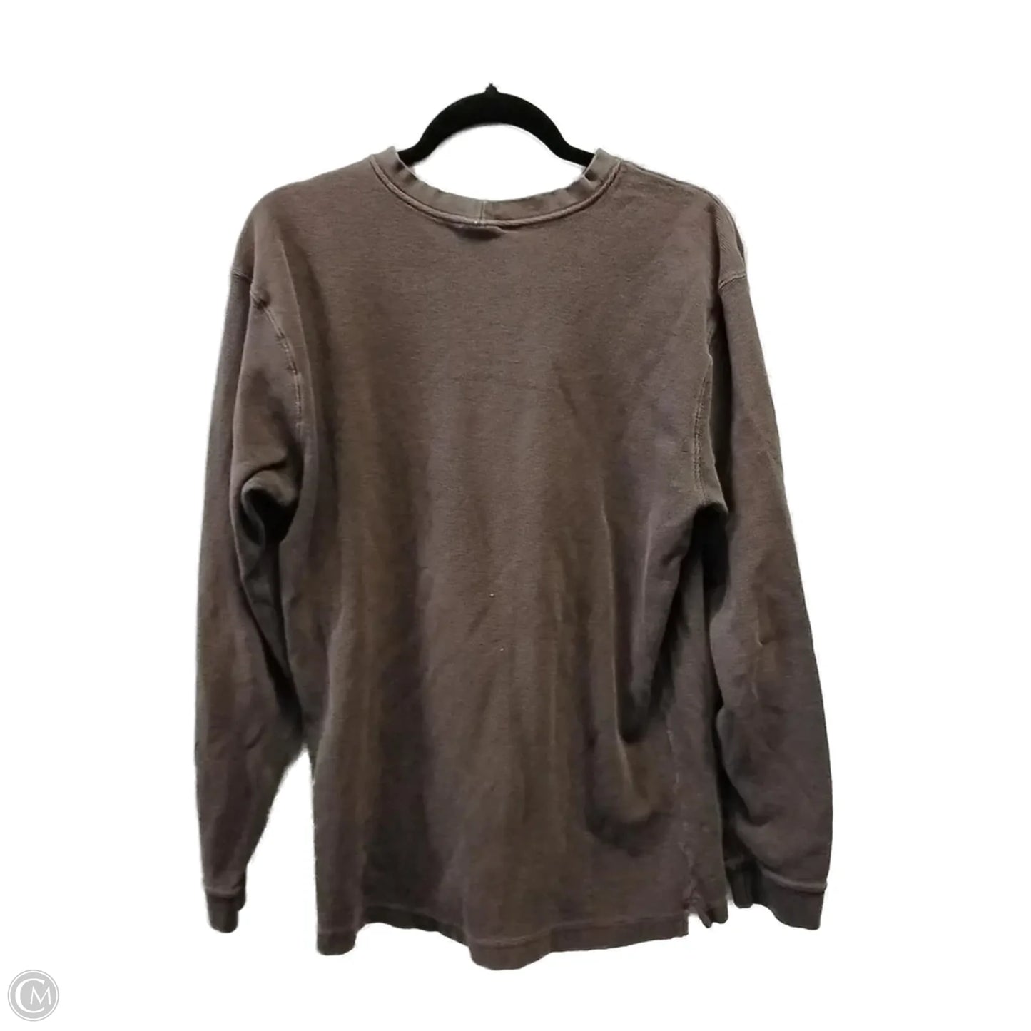 Top Long Sleeve By Carhartt In Brown, Size: L