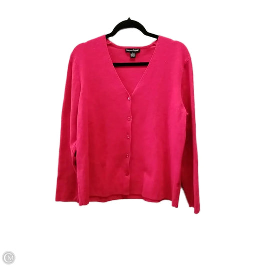 Cardigan By Designer Originals In Red, Size: Xl