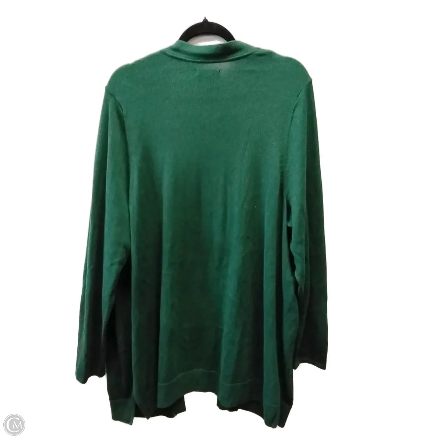 Cardigan By Croft And Barrow In Green, Size: 1x