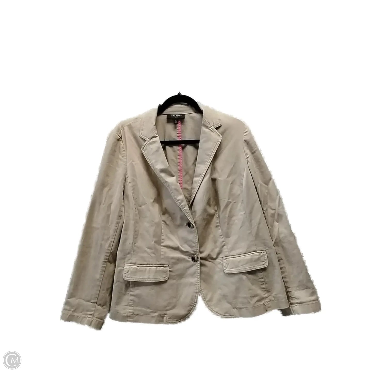 Blazer By Talbots In Tan, Size: 16