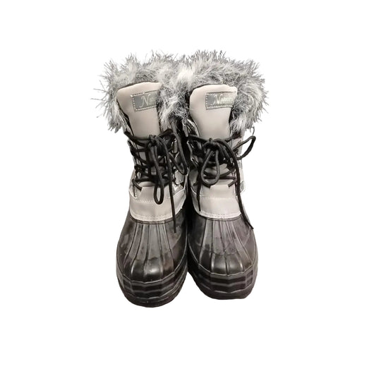 Boots Snow By Natural Reflections In Plaid Pattern, Size: 10