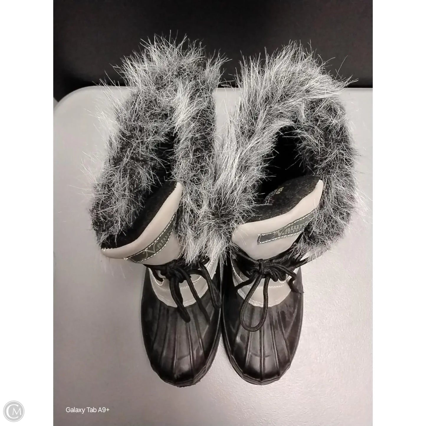 Boots Snow By Natural Reflections In Plaid Pattern, Size: 10