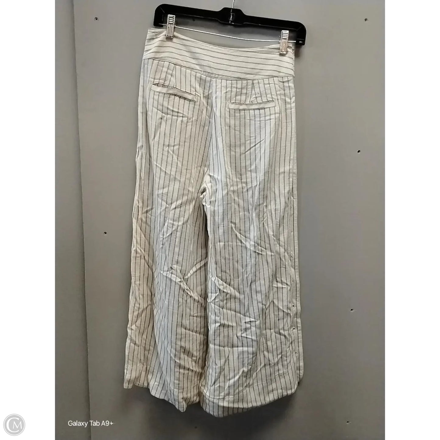 Pants Wide Leg By Anthropologie In Striped Pattern, Size: Petite Xs