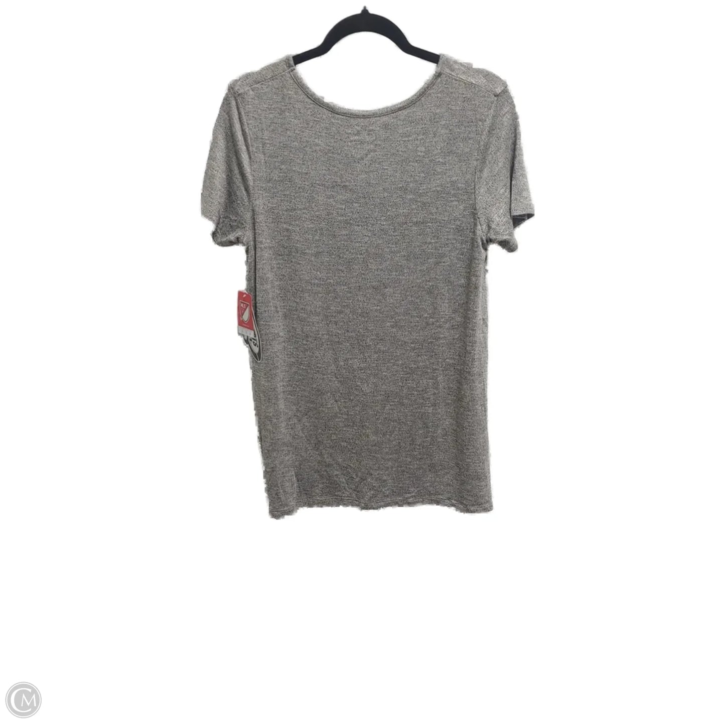 Athletic Top Short Sleeve By Concepts In Grey, Size: L