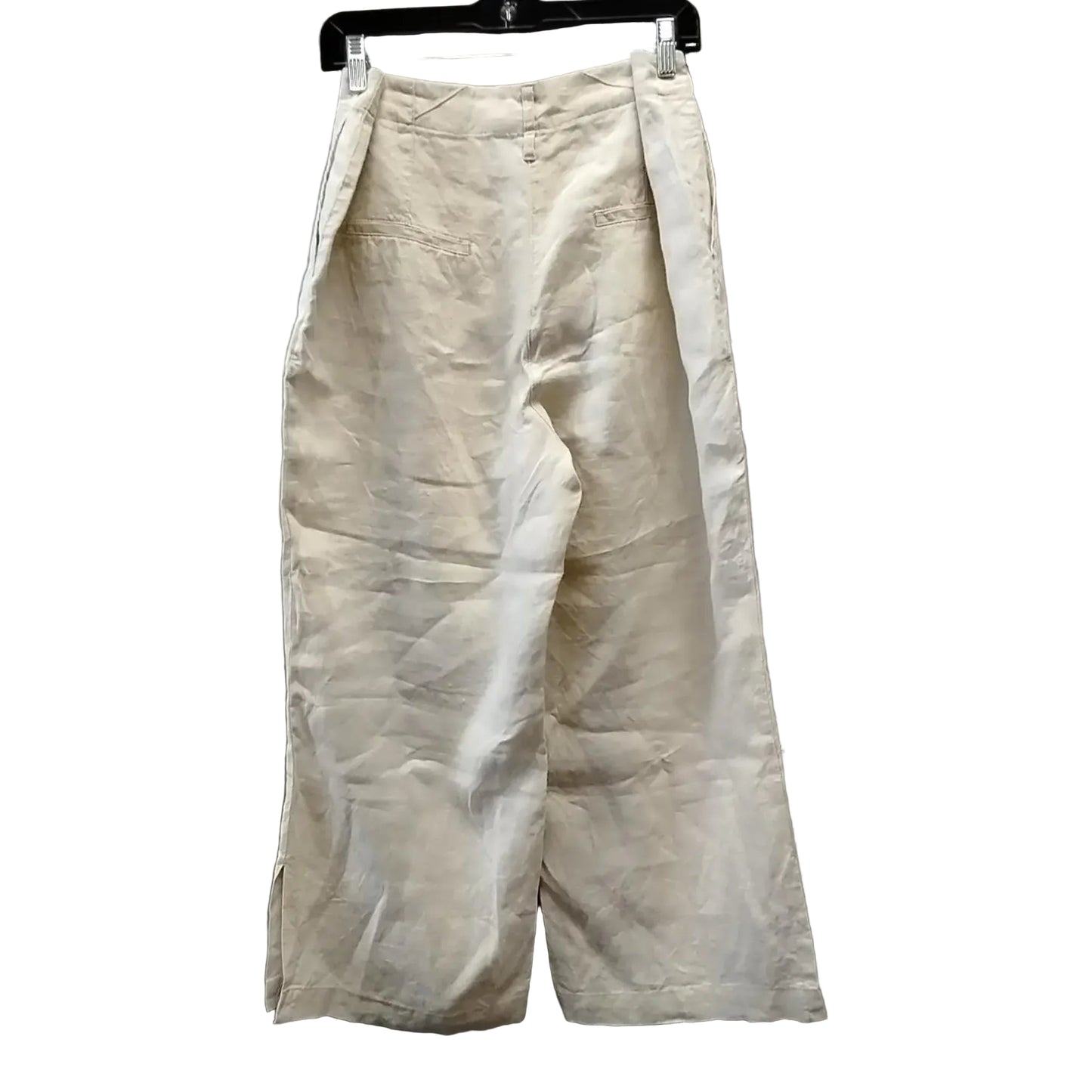 Pants Linen By Clothes Mentor In Cream, Size: 42