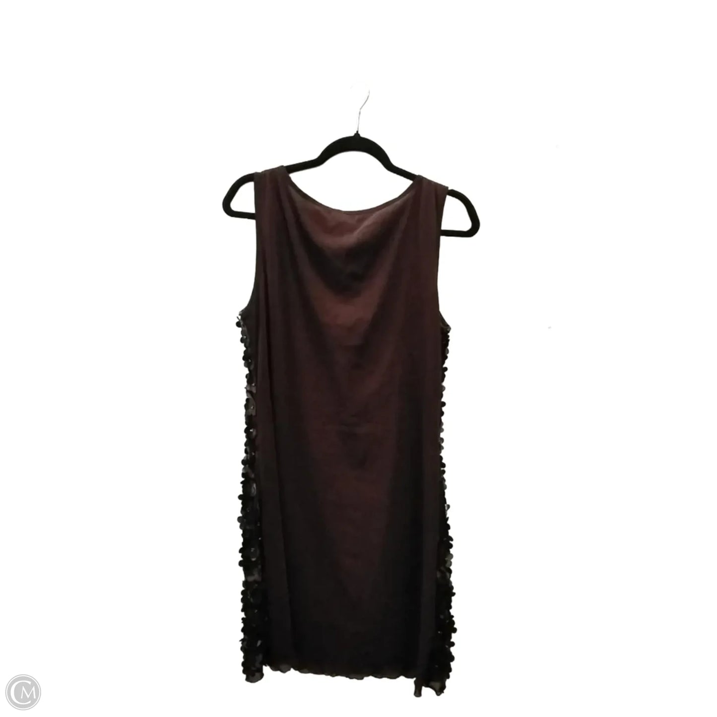 Dress Casual Midi By Clothes Mentor In Brown, Size: L