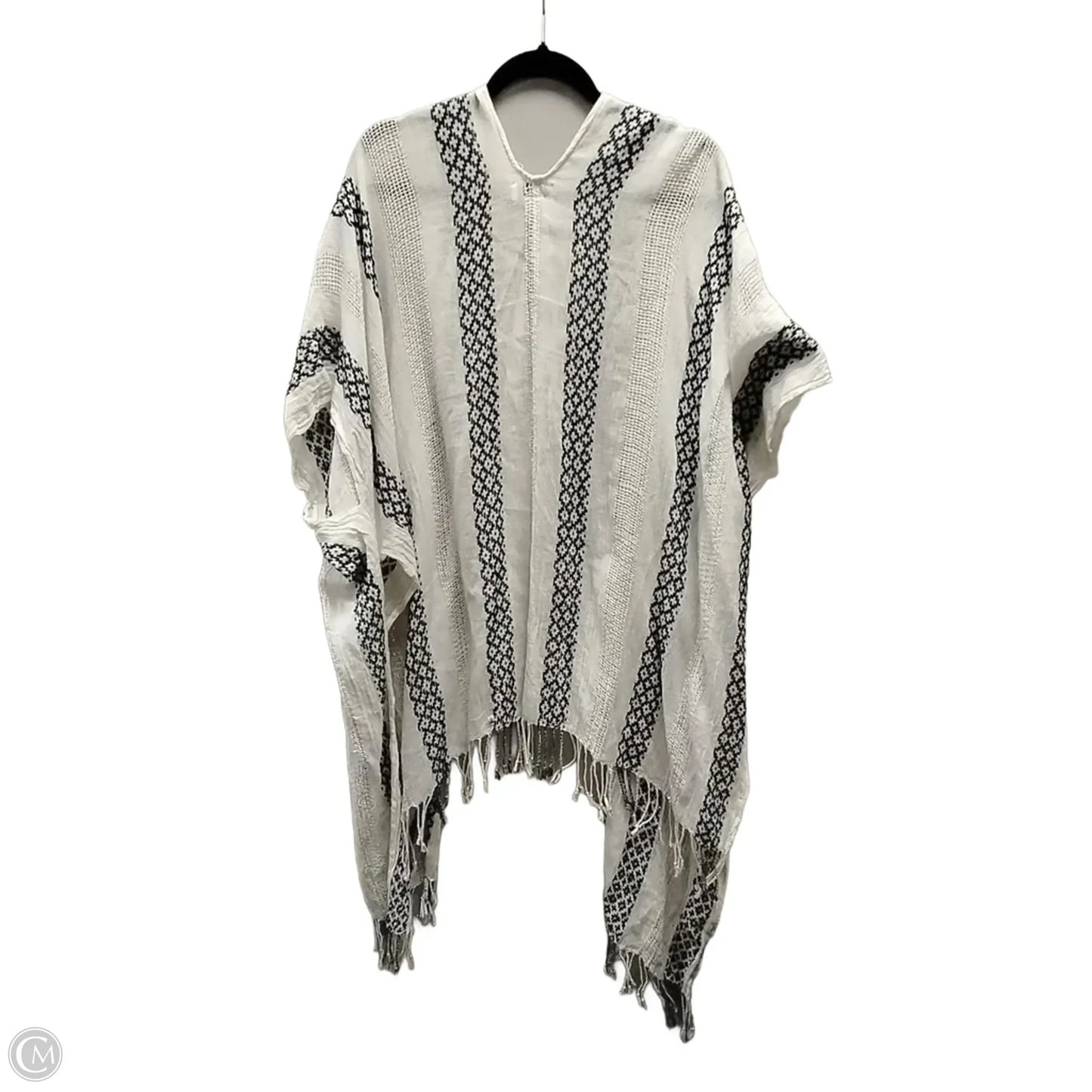 Shawl By Big Buddha In Geometric Pattern, Size: 0