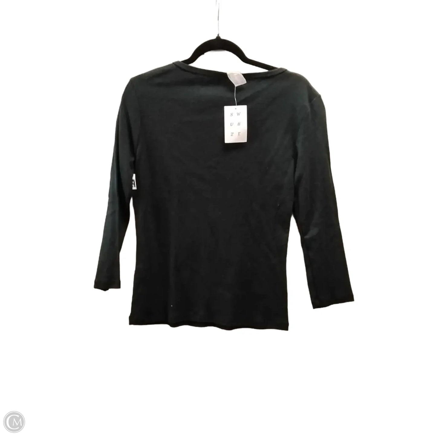 Top Long Sleeve Basic By Clothes Mentor In Black, Size: L