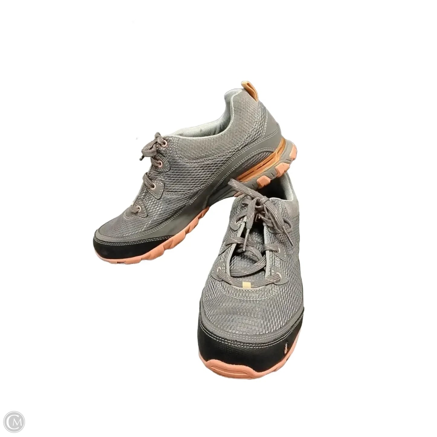 Shoes Sneakers By Clothes Mentor In Grey & Orange, Size: 10.5