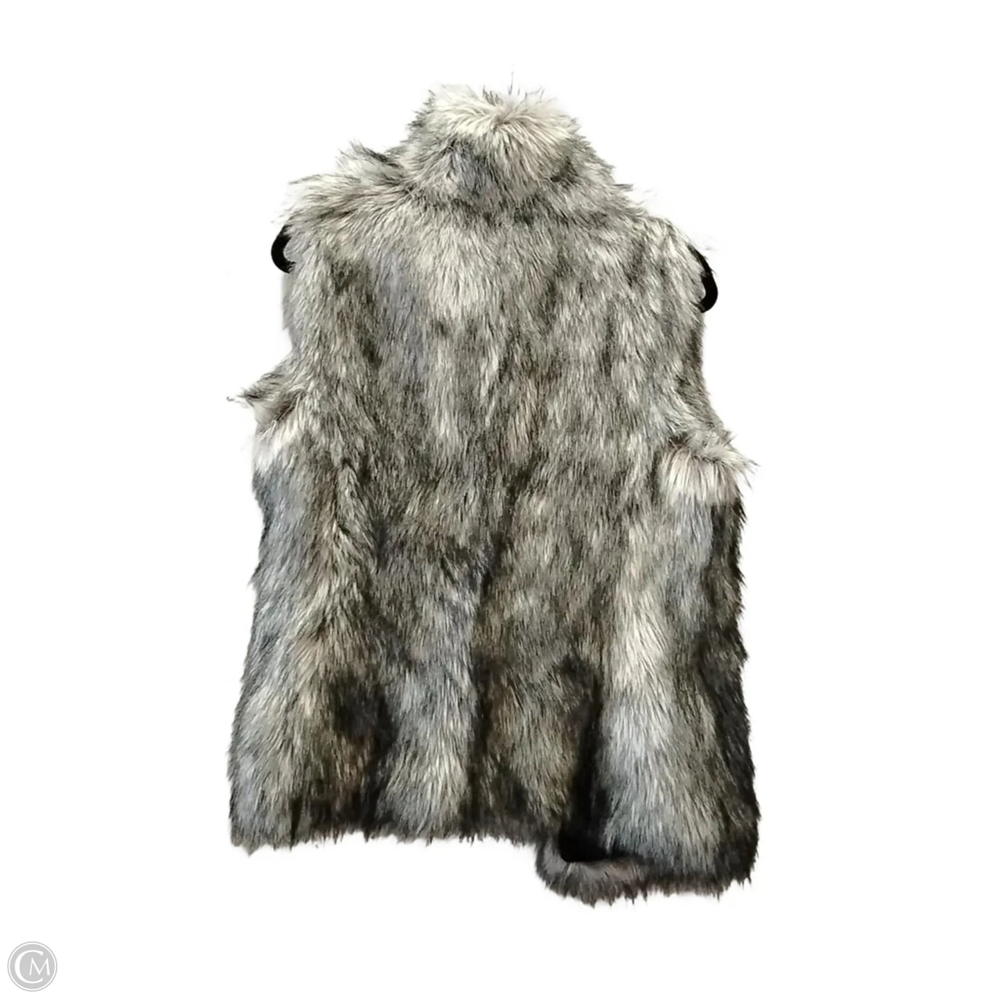 Vest Faux Fur & Sherpa By White House Black Market In Grey, Size: M