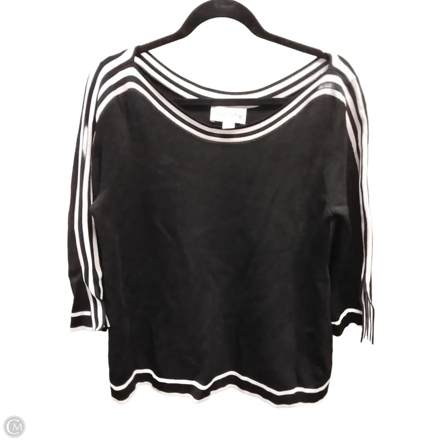 Top Long Sleeve By Joseph Ribkoff In Black, Size: L