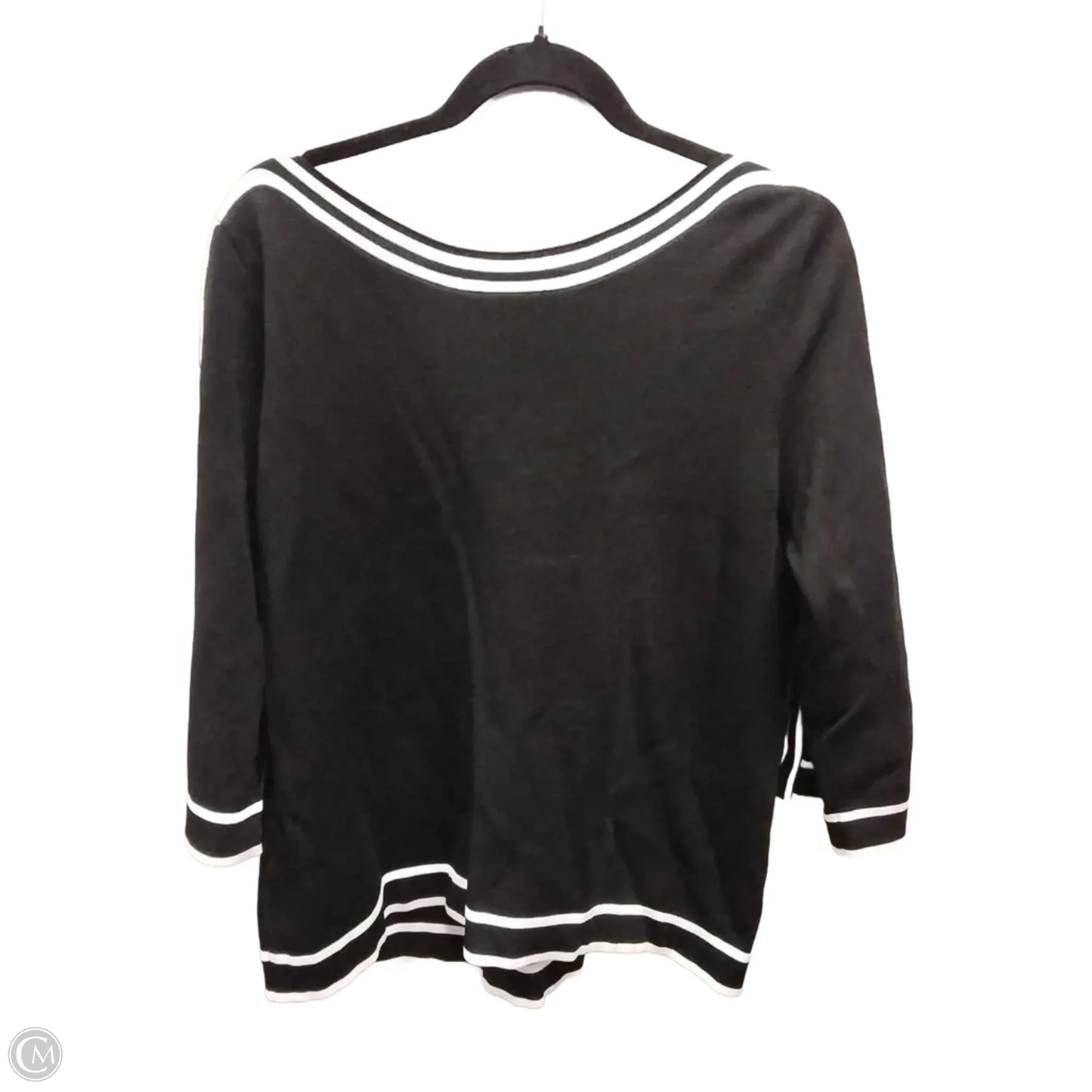 Top Long Sleeve By Joseph Ribkoff In Black, Size: L