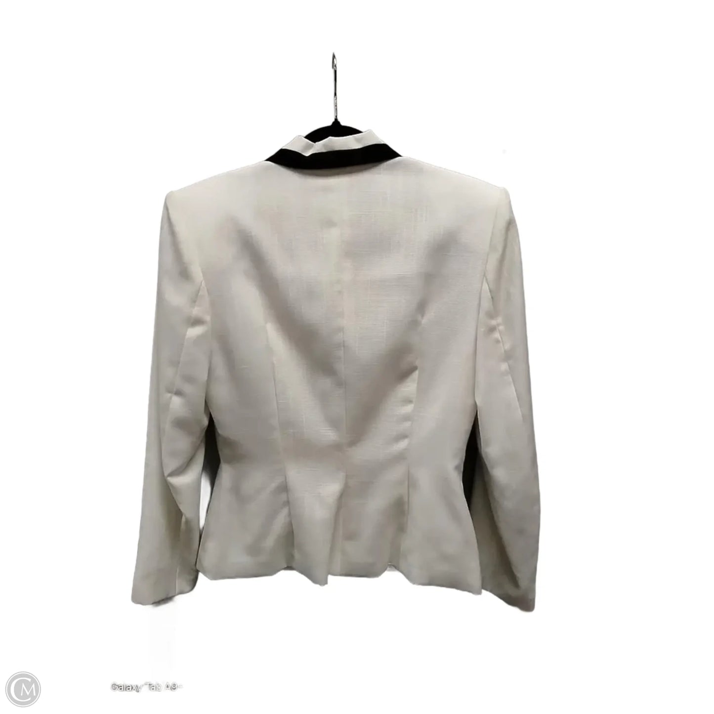 Blazer By Clothes Mentor In White, Size: 6