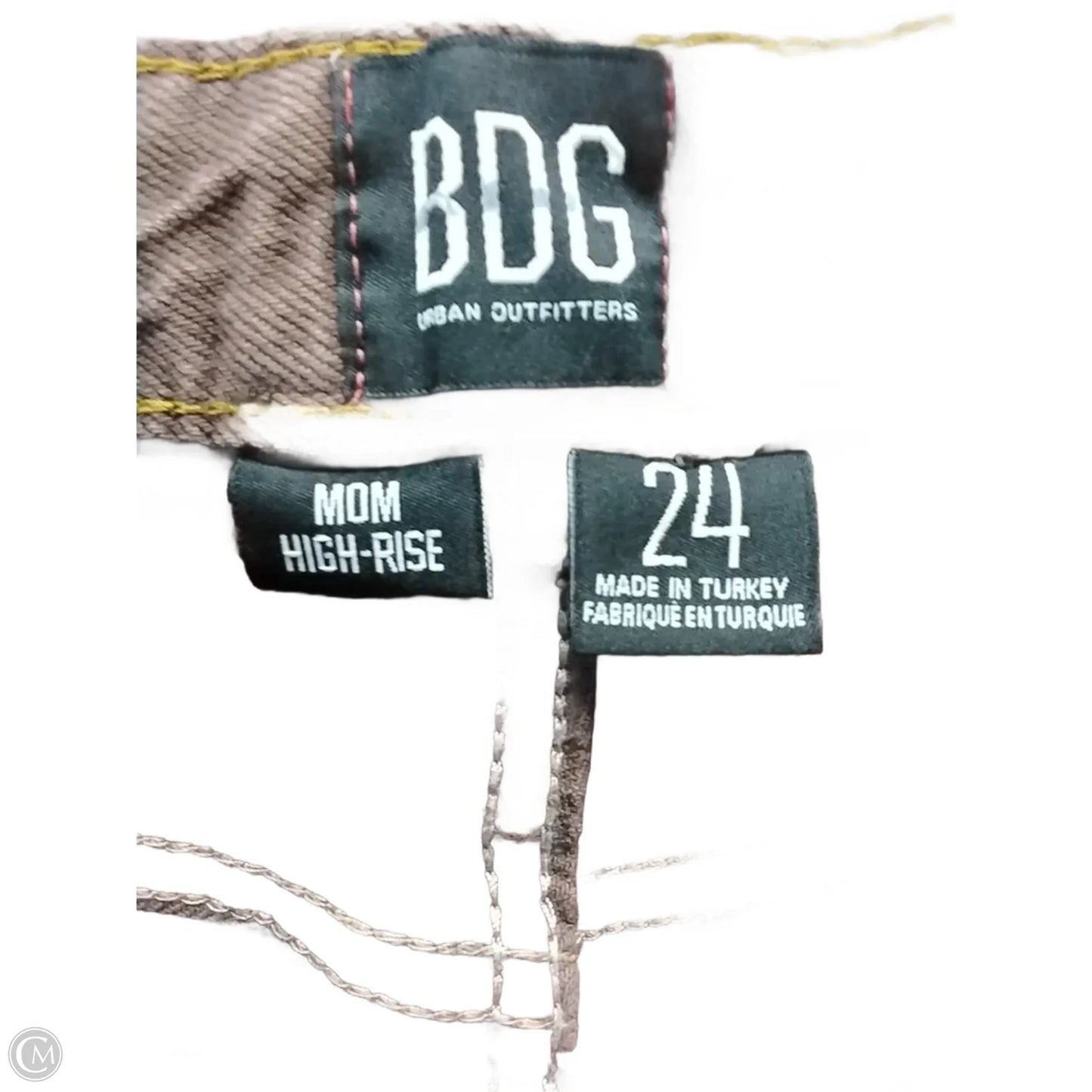 Jeans Skinny By Bdg In Brown, Size: 24