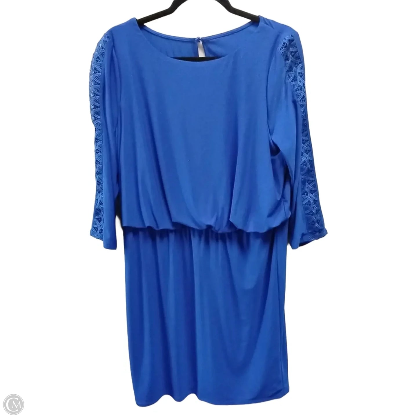 Dress Casual Midi By Jessica Howard In Blue, Size: 14
