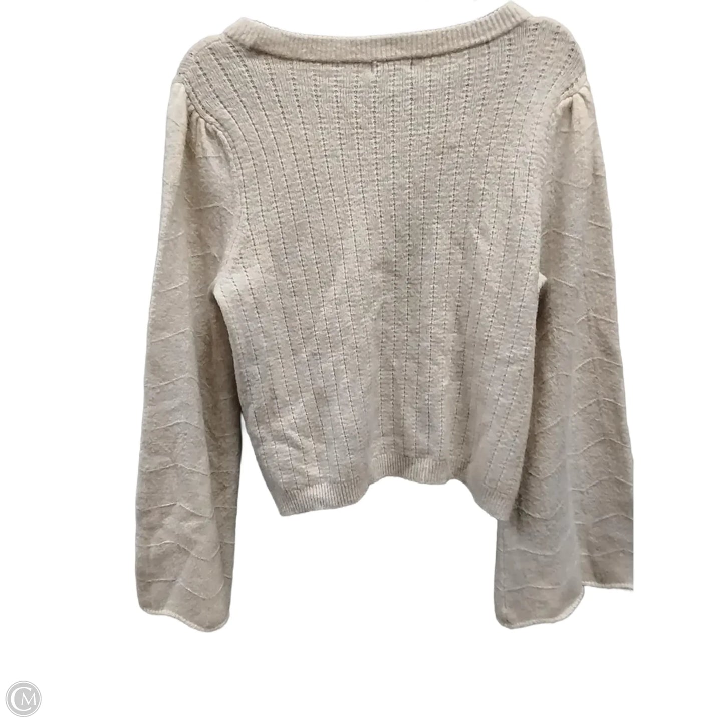 Sweater By Versona In Tan, Size: Xl
