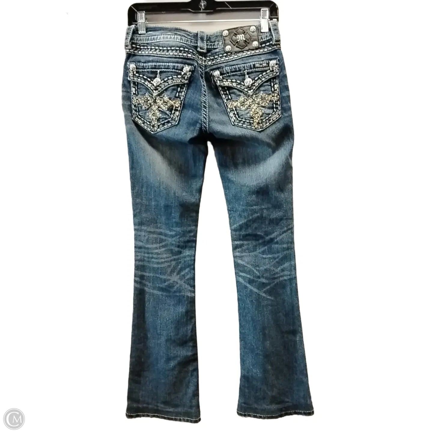 Jeans Flared By Miss Me In Blue Denim, Size: 26