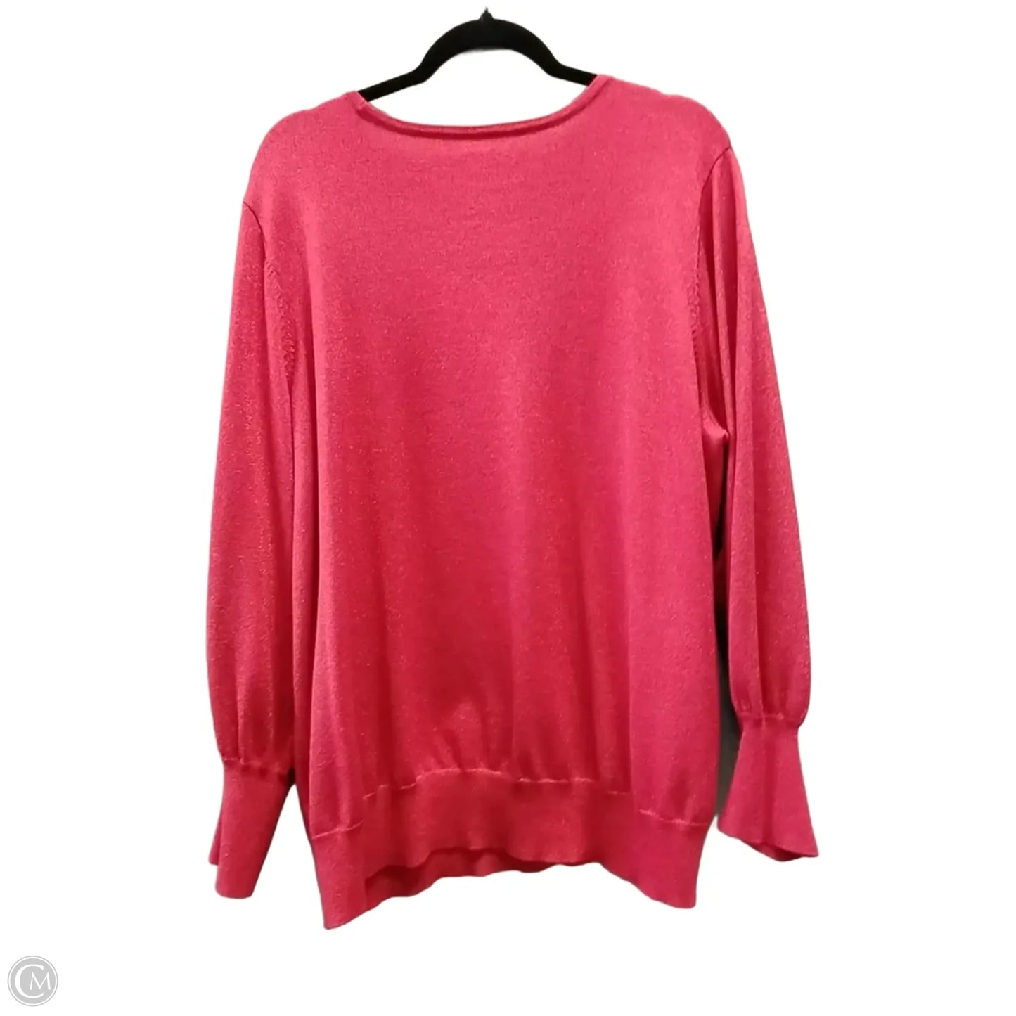 Sweater By Terra & Sky In Red, Size: 2x