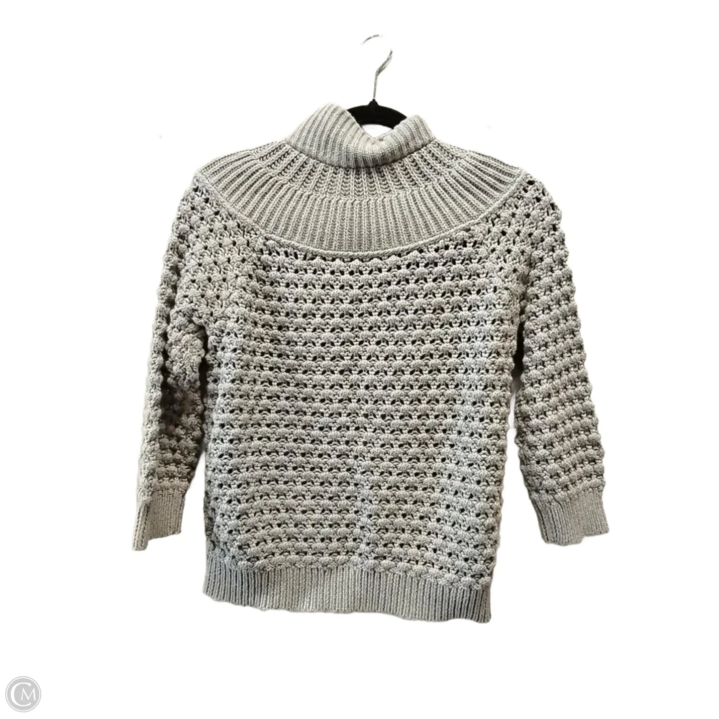 Sweater By Ann Taylor In Grey, Size: M
