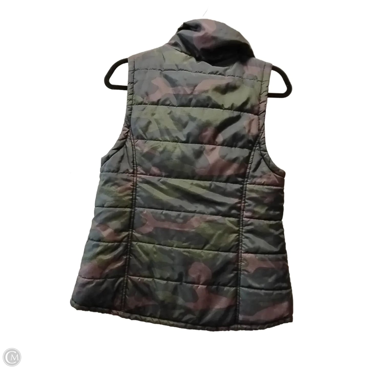 Vest puffer & quilted By Maurices In Camouflage Print, Size: L