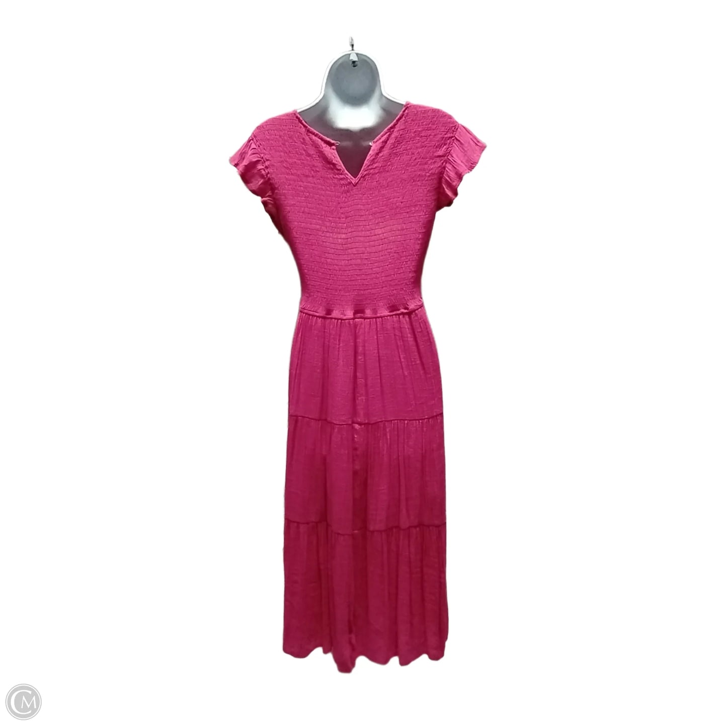 Dress Casual Maxi By Blu Pepper In Pink, Size: L