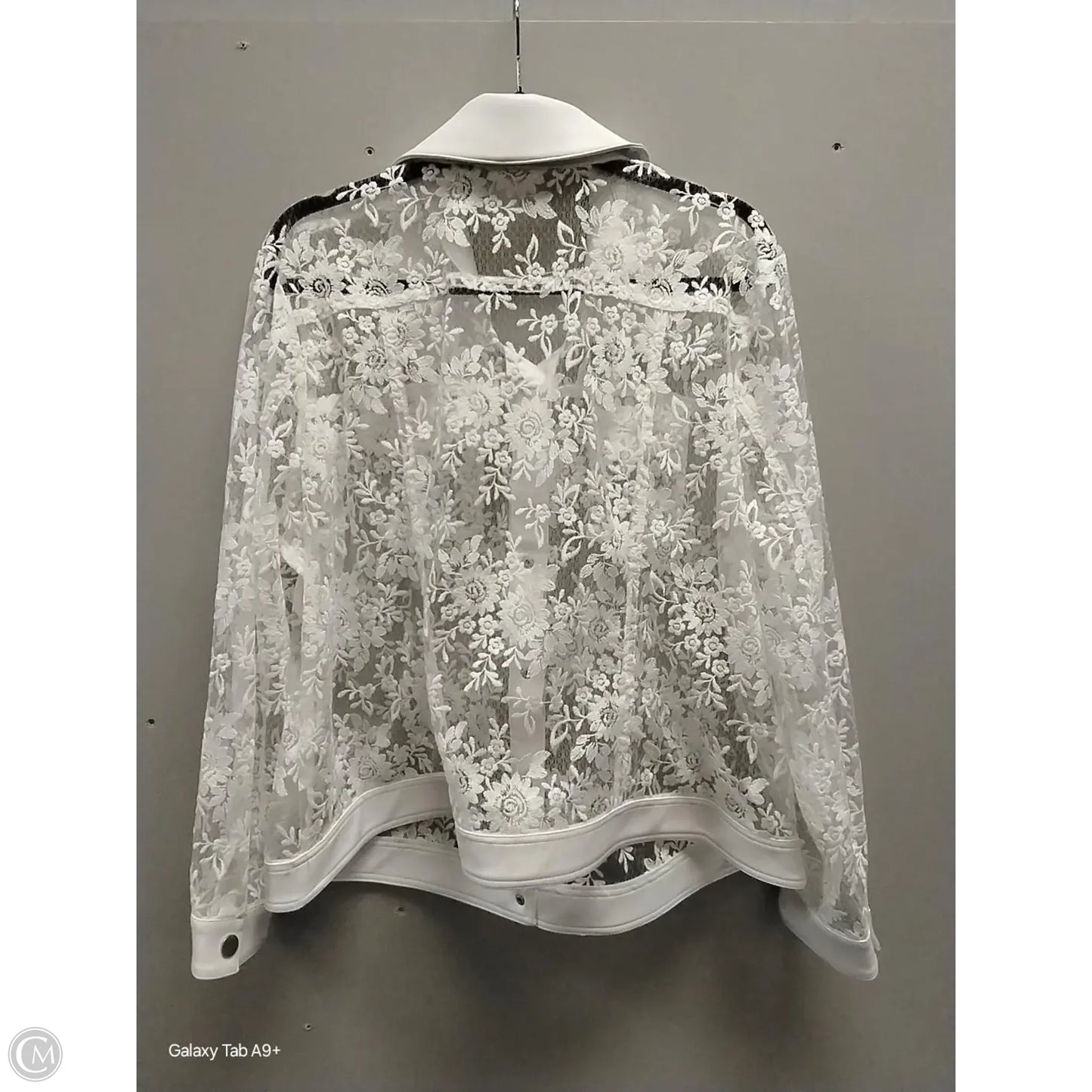 Jacket Other By Clothes Mentor In White, Size: Xl