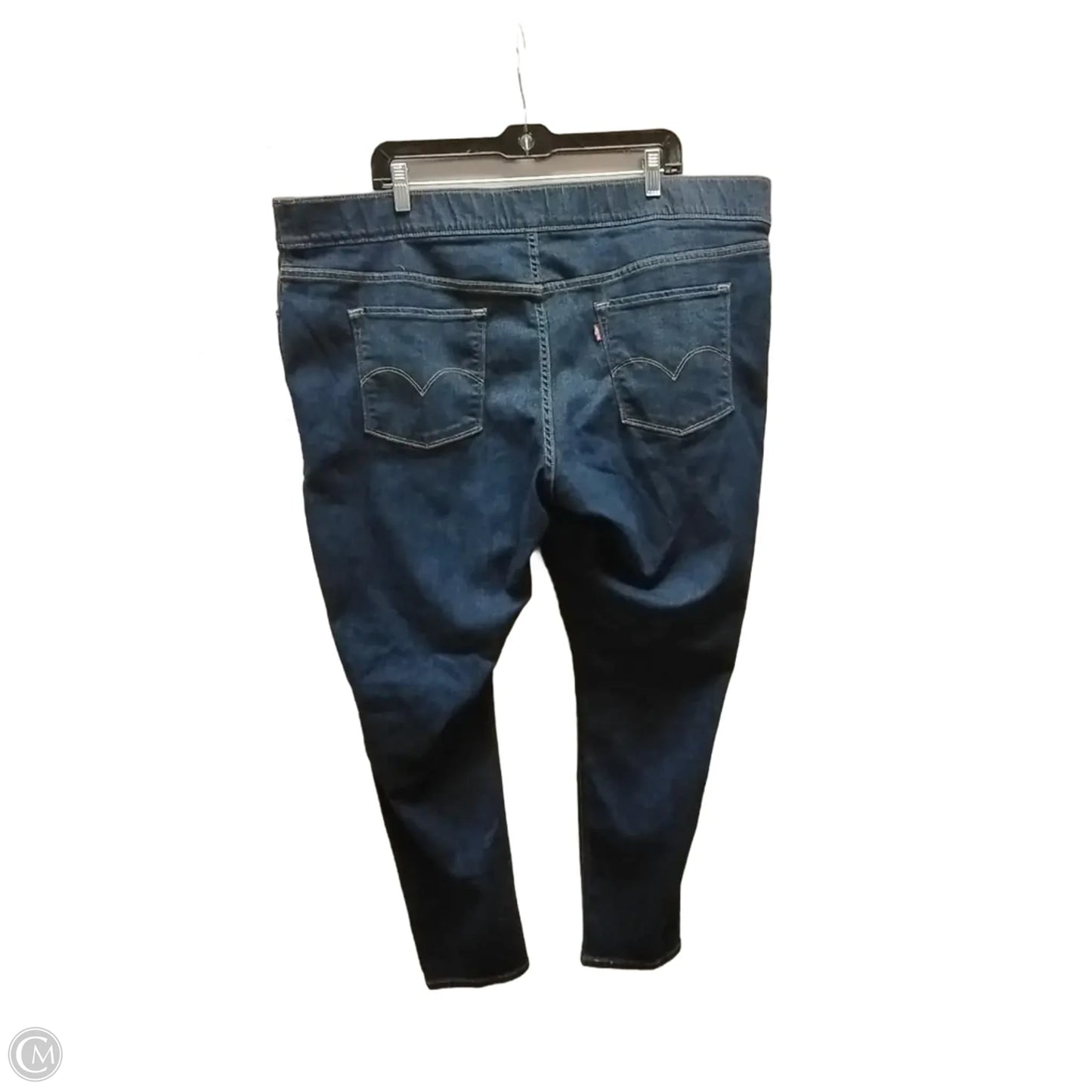 Jeans Skinny By Levis In Blue Denim, Size: 24