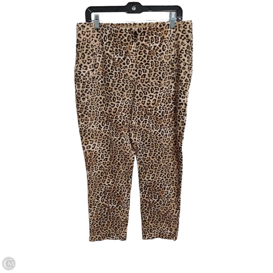 Pants Leggings By Chicos In Animal Print, Size: 2