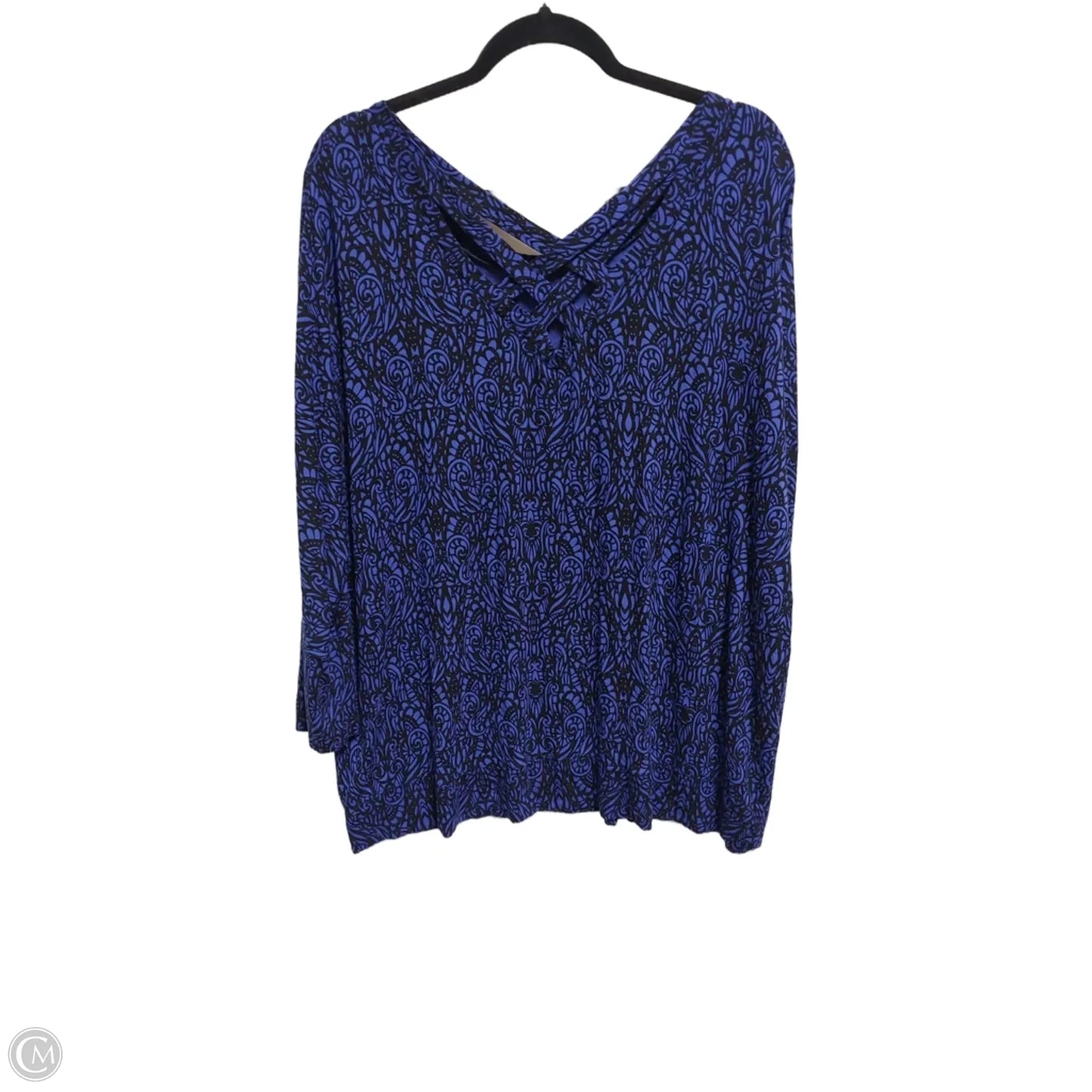 Blouse Long Sleeve By Soma In Purple, Size: Xxl