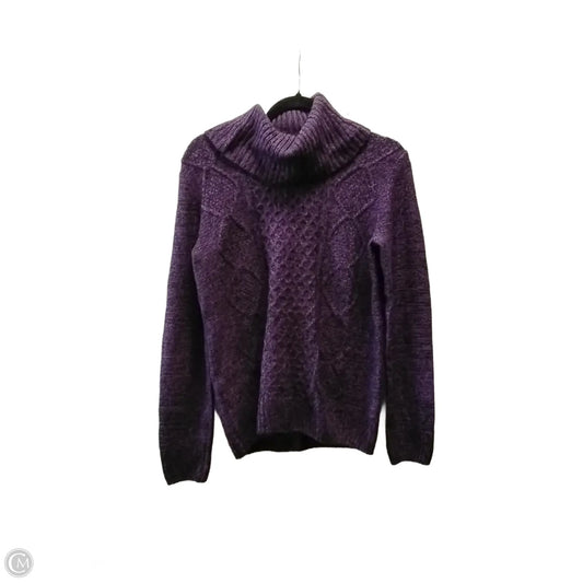 Sweater By Faded Glory In Purple, Size: M