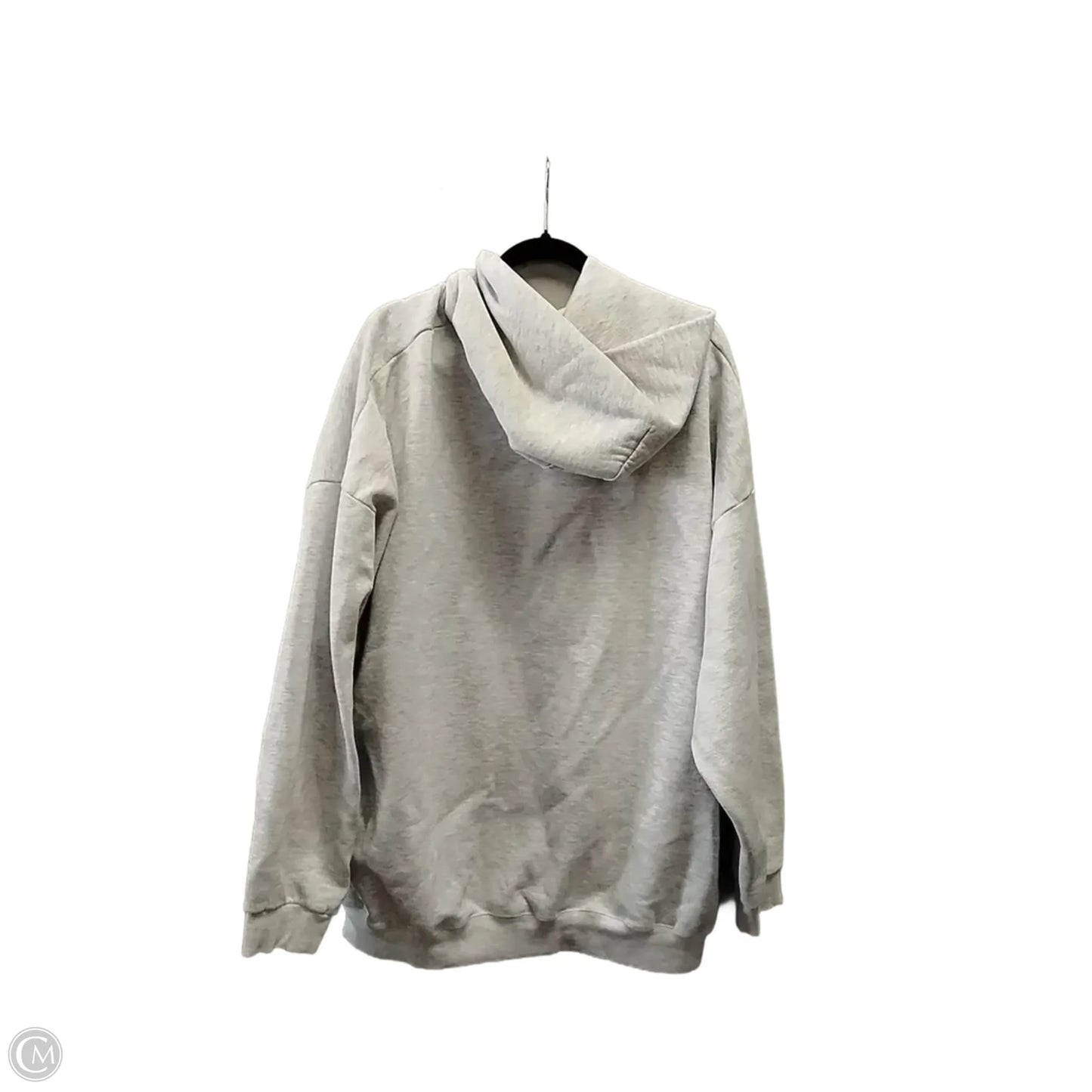 Sweatshirt Hoodie By Lee In Grey, Size: 3x