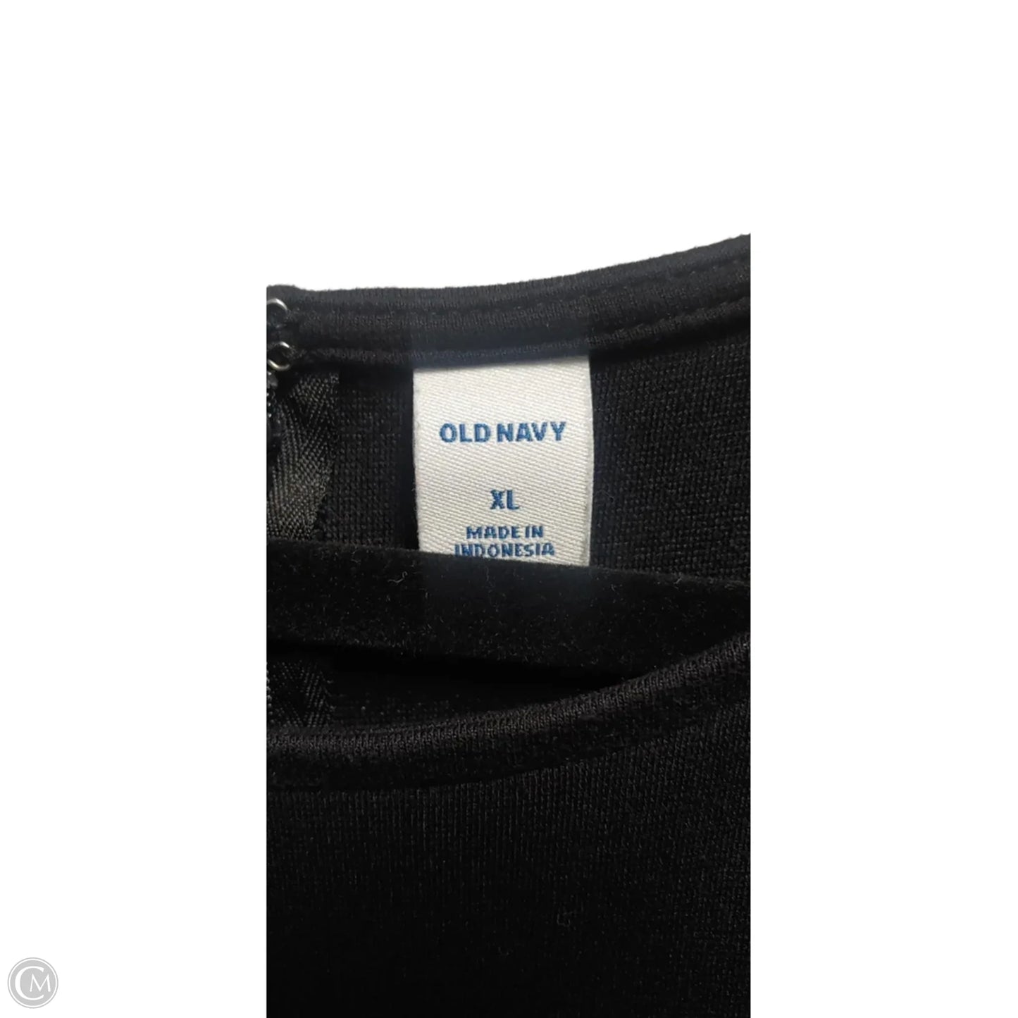 Dress Casual Midi By Old Navy In Black, Size: Xl