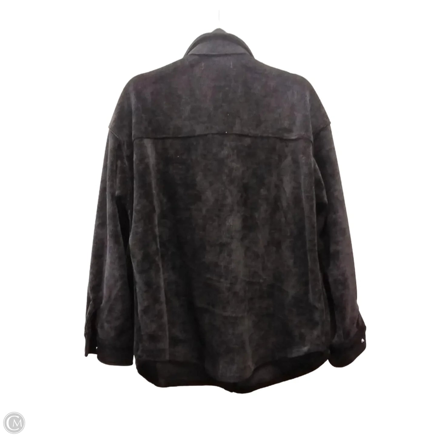 Jacket Shirt By Forever 21 In Black, Size: L