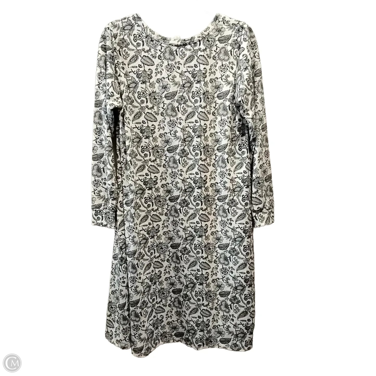 Dress Casual Midi By Lularoe In Black & White, Size: M