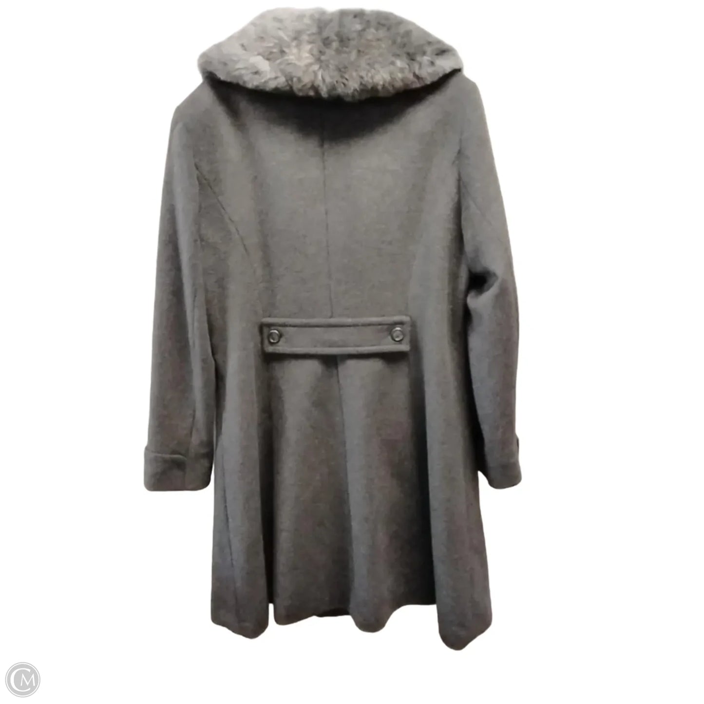 Coat Parka By Lauren By Ralph Lauren In Grey, Size: 18