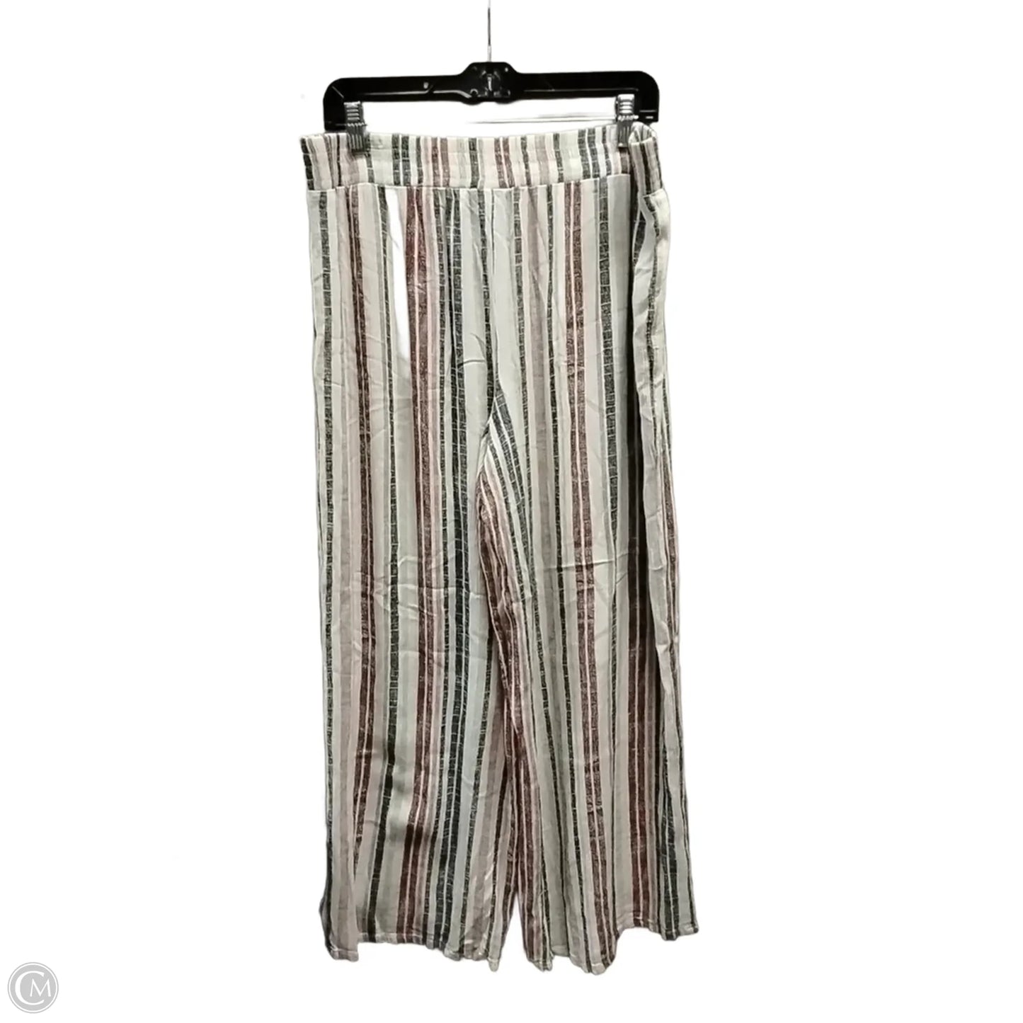 Pants Linen By Apt 9 In Striped Pattern, Size: Xl